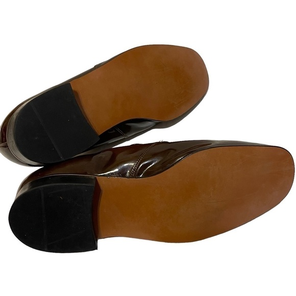 Mens RAND Patent Leather Slip On Loafers Dress Shoes - Picture 7 of 8